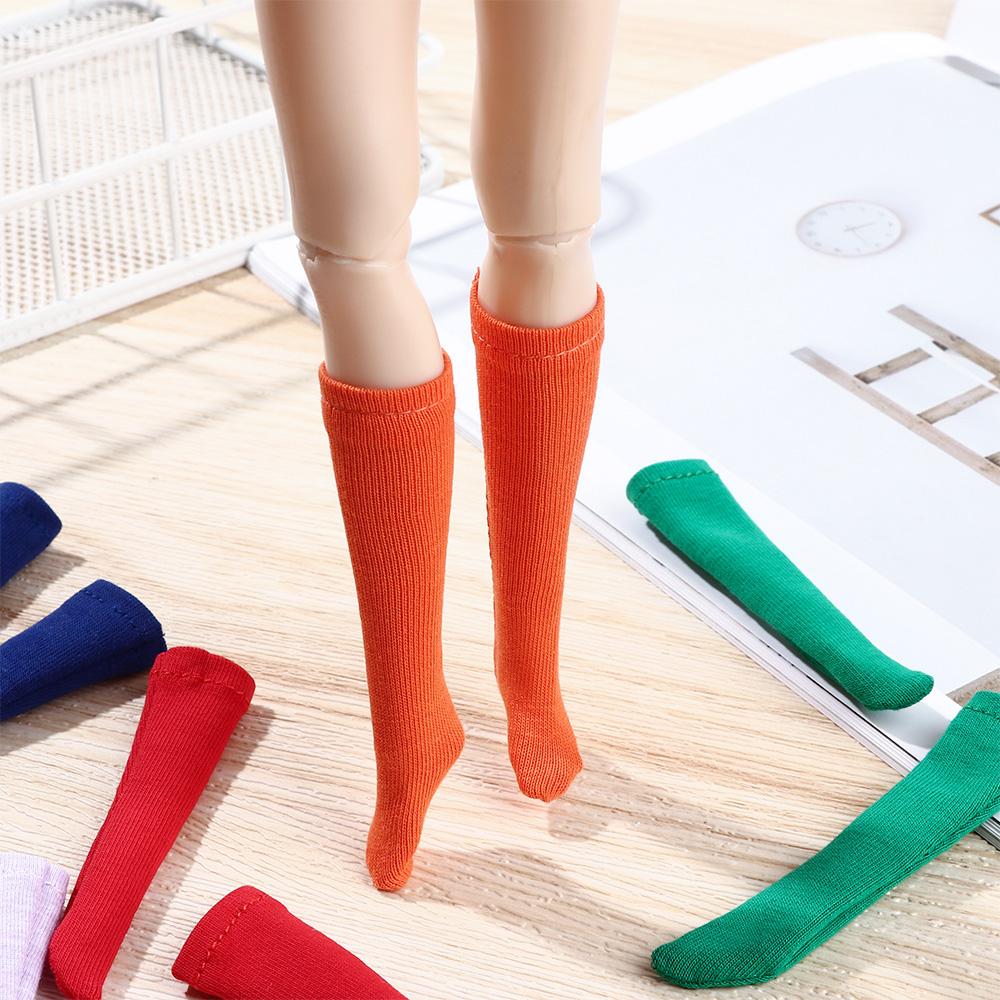 Modepuppen Socken 1/6 Puppen Strümpfe Kleidung Zubehör Bonbonfarbe Mittellange Socken Für 30CM BJD Puppen Zubehör Kinderspielzeug