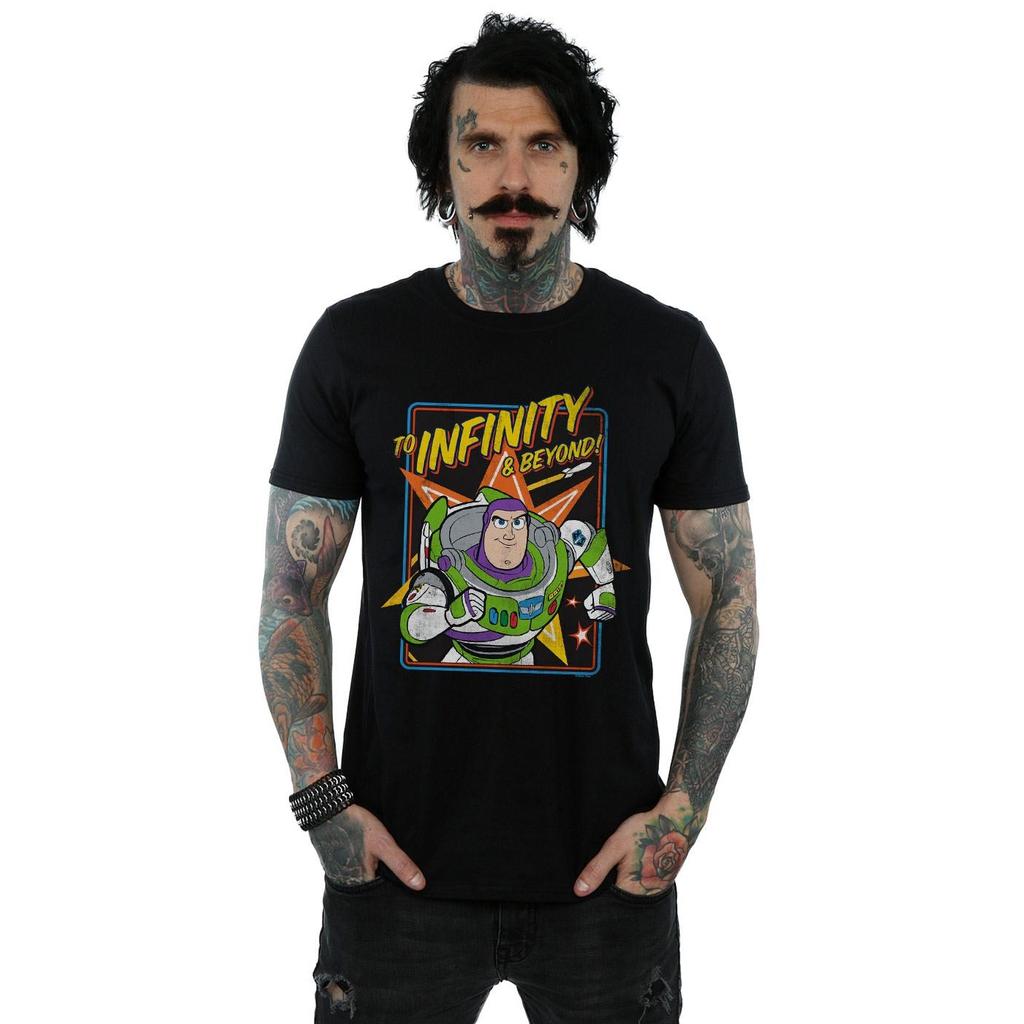 Disney Herren Toy Story 4 Buzz To Infinity T-Shirt