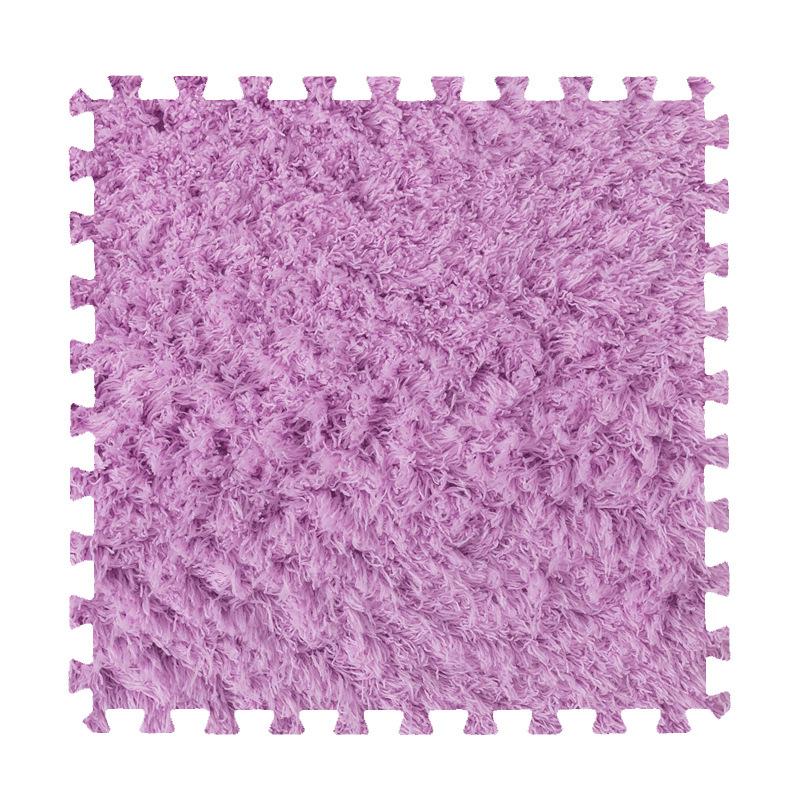 Children's Soft Velvet Patchwork Anti-Slip Play Mat for Bedroom or Bay Window