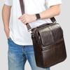 New Genuine Leather Crossbody Bag Men Top Layer Cowhide High-end Fashionable Casual Retro Large Capacity Shoulder