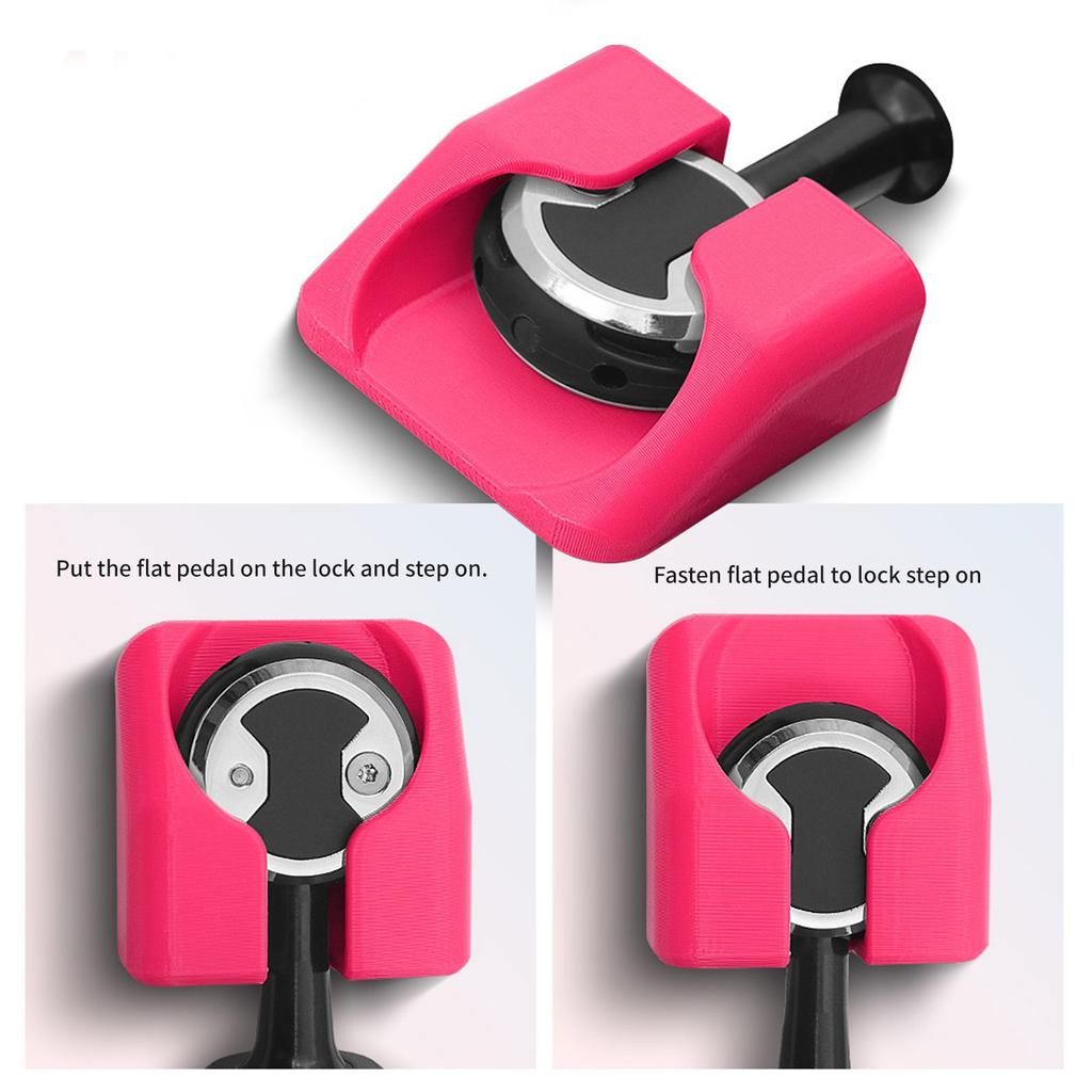 Plastic Nonslip Bicycles Flat Step Converter Antislip Bike Clipless Pedal Adapters Cycling Accessories Easy to Install