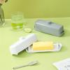 Butter Dish with Lid and Knife, Magnetic Butter Saver, Easy To Scoop, No Mess Lid, Plastic Butter Box, Dishwasher Safe