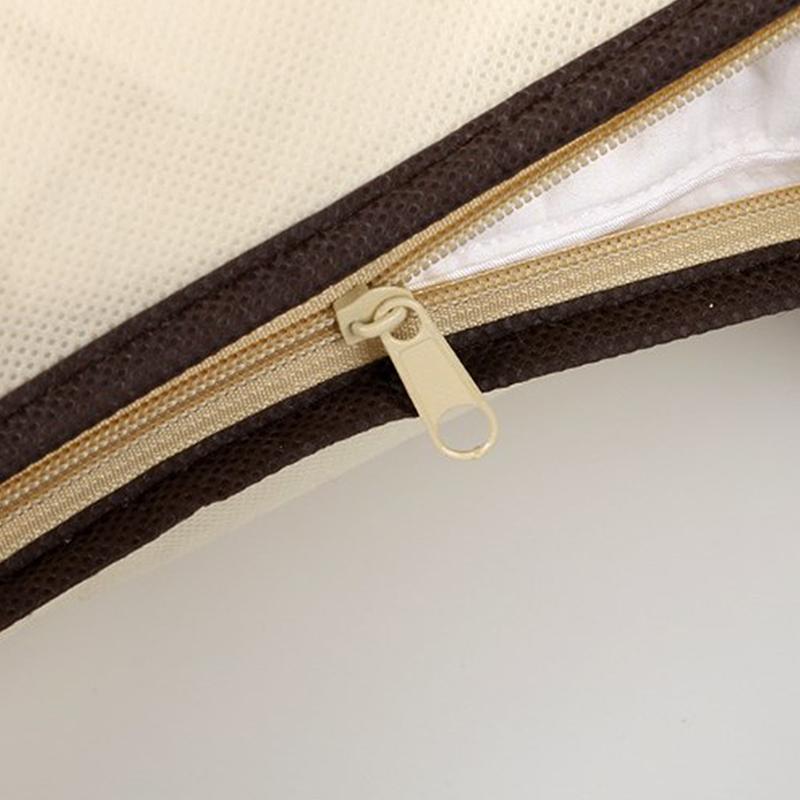 Průhledný netkaný polštář, balená přikrývka, deka, zip, prachotěsný úložný vak, domácí organizér, taška, nákupní taška, různé velikosti