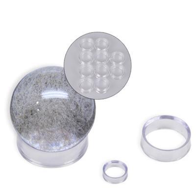 10Pcs Transparent Acrylic Clear Display Stand  Jewelry Jade Gemstone Round Display Stand Holder For Crystal Ball Base