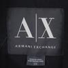 Armani Exchange Sweat Riders Jacket L Black With Thin Padding Men's Used