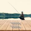 Stainless Steel Fishing Swivel Snap Connectors 3 Sizes 10 Pieces for Angling