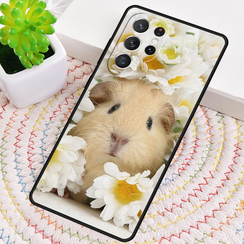 Guinea Pig Hamster Cute Silicone Phone Case For Samsung Galaxy note 10 pro S26 S25 S24 S23 S22 S21 Plus S25Ultra Capa Cover