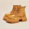 Women's Ankle Boots and Short Boots Lace-up Breathable Casual Women Boots  Motorcycle Boots Female for Spring and Autumn