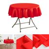 150/180/200cm Round Satin Tablecloth Bright Silk Tablecloth For Baby Shower Wedding Birthday Party Banquet Christmas Table Decor