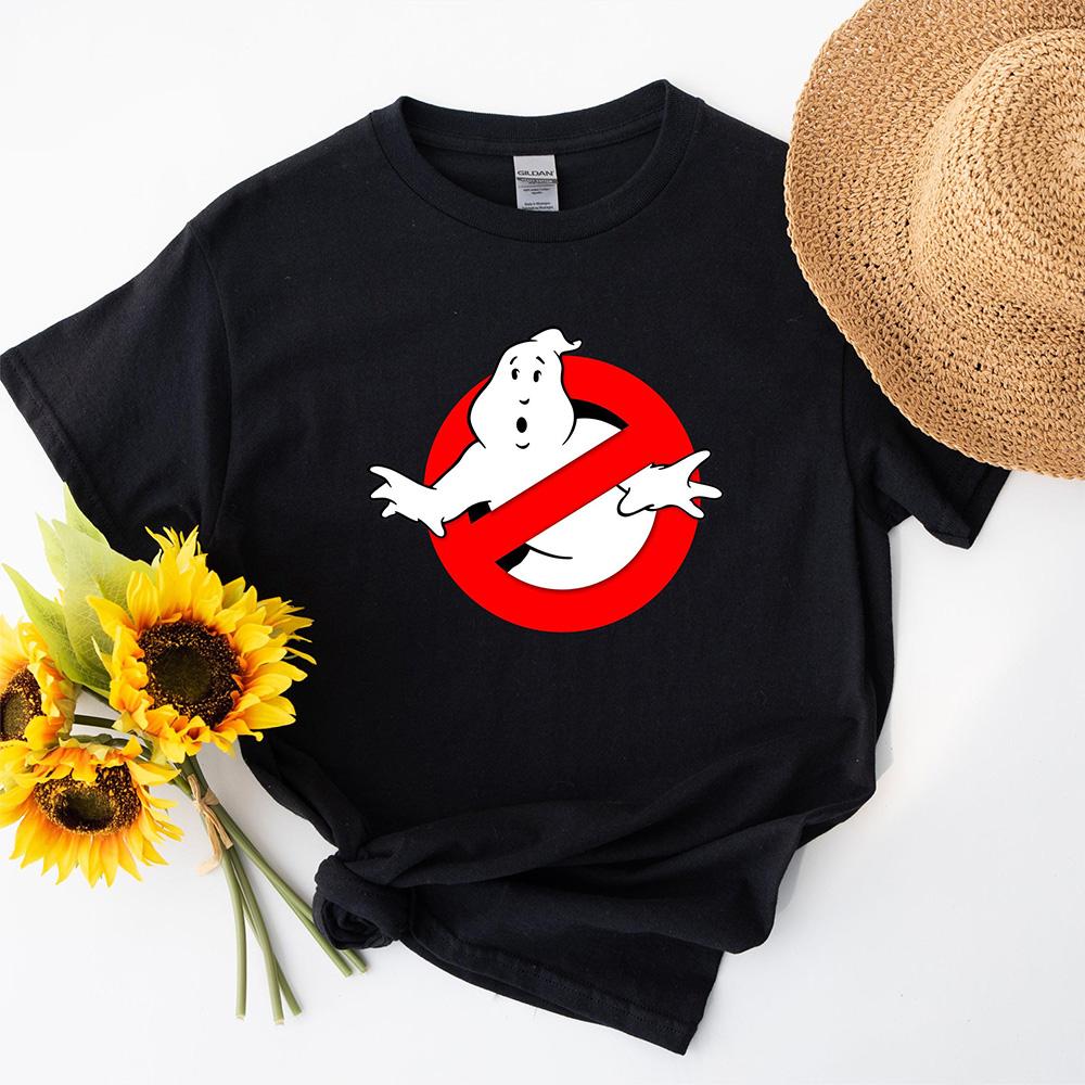 

Ghostbusters Shirt The Real Ghostbusters Logo T-shirt Halloween Perfect Gift Cotton Clothing Women Men O-neck Short Sleeve Tees XS чёрный