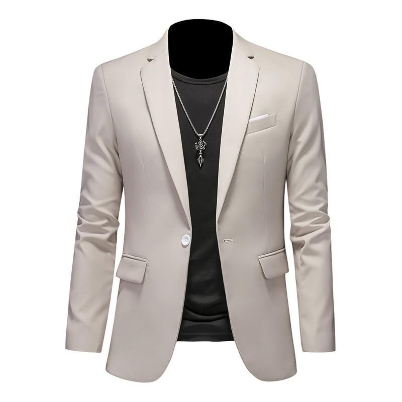 Frühling Herbst Herren Freizeitanzug Slim Fit Anzugjacke Herren Berufsanzug