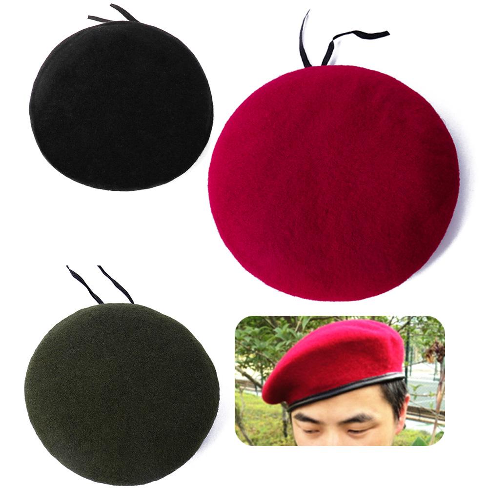 Berretto Francese Da Artista In Tinta Unita – Poliestere Leggero – Taglia Unica 58 Cm – Cappello Basco Per Uomo E Donna