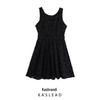 Spring 2025 Women's European and American Fashion Sleeveless Waist-Hugging Dress