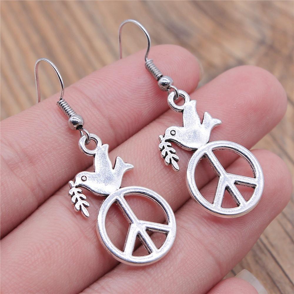 53 Styles Bird Earrings For Women Vintage Owl Dove Peacock Phoenix Swallow Feather Hummingbird Flamingo Parrot Earrings