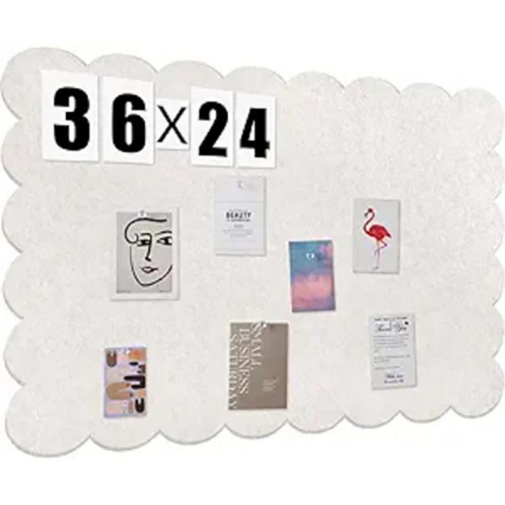 Large Bulletin Board Felt Decorative Panel Ins Photo Display Board  For Office Home Classroom