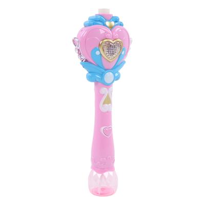 Kids Bubble Blower Wand Automatic Electric Light Up Bubble Blower Wand with Music for Children