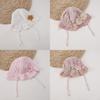 Baby Girl Sun Hat With Butterfly Bow Cotton Sunshade For Spring And Summer