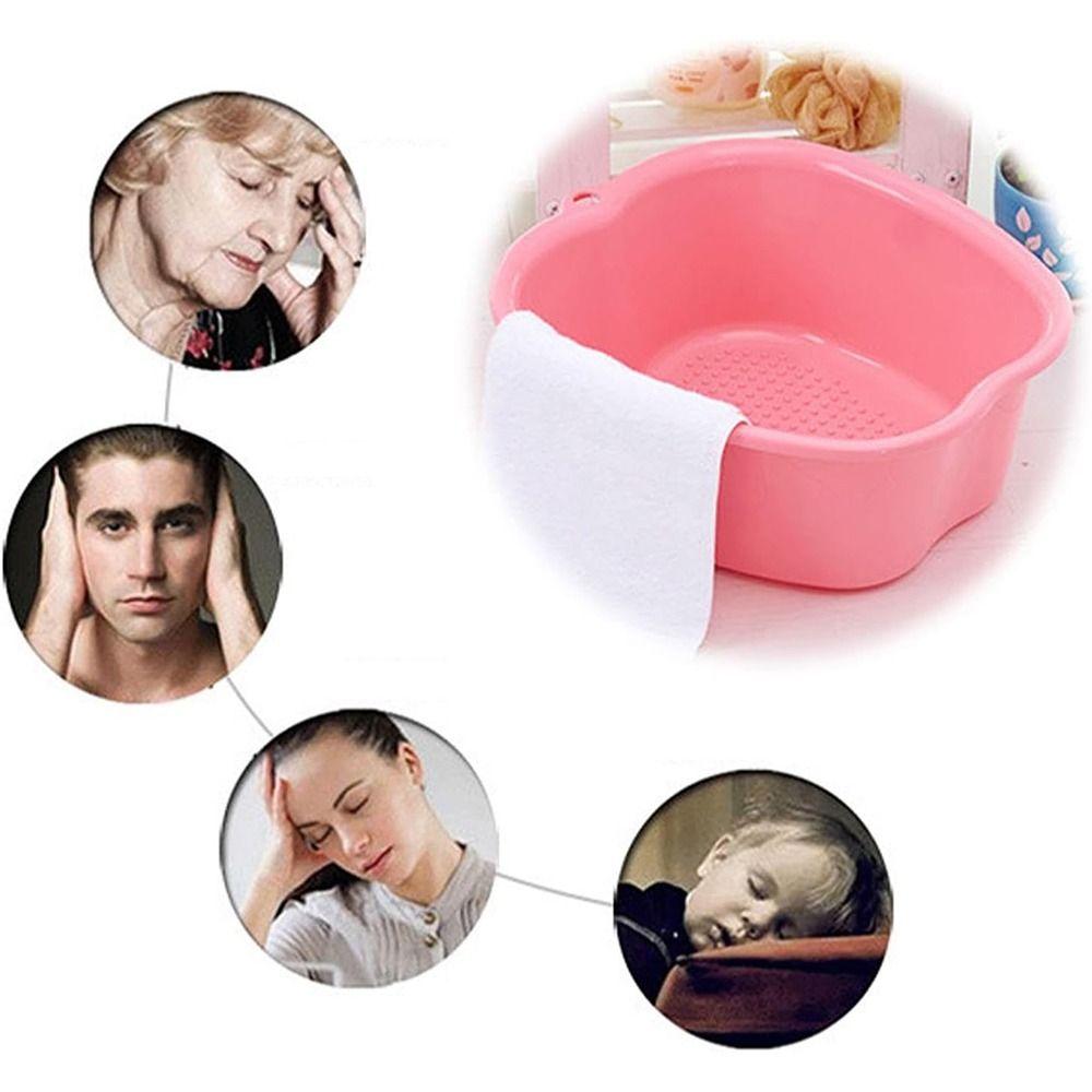 Exfoliating Pedicure Foot Soaking Bathtub Solid Soaking Foot Bucket  for Men and Women