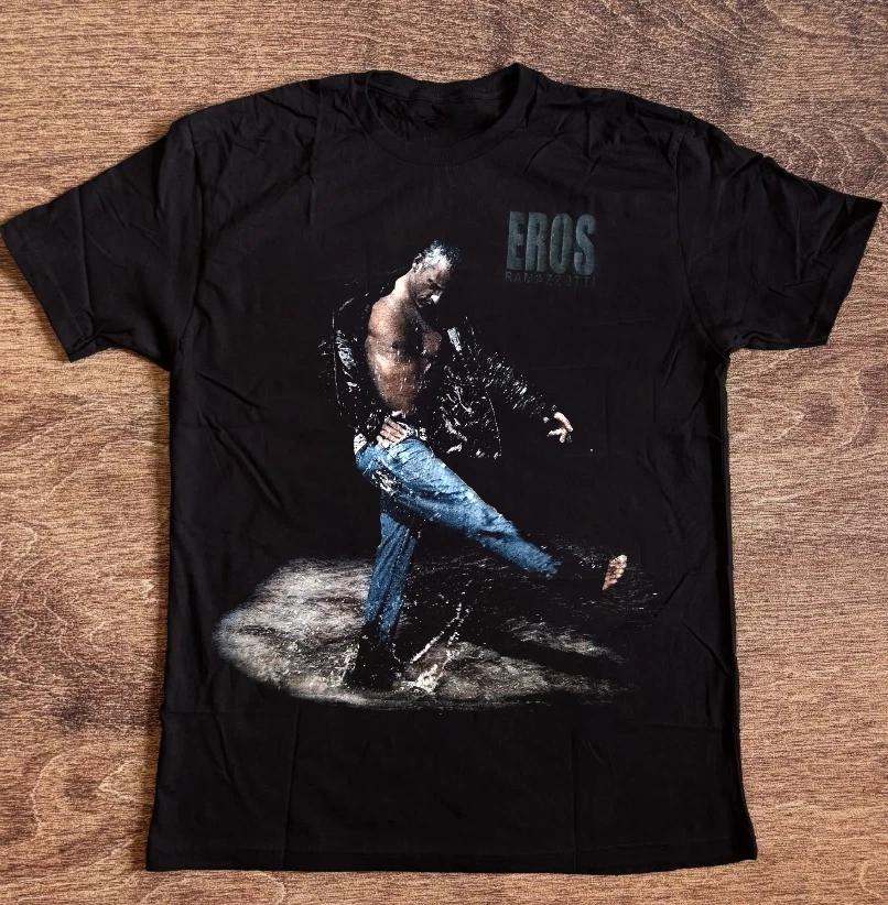 Винтажная футболка Eros Ramazzotti World Tour 100% Хлопок Мужские Футболки Топ Футболка Топ Унисекс 2F1947 XL