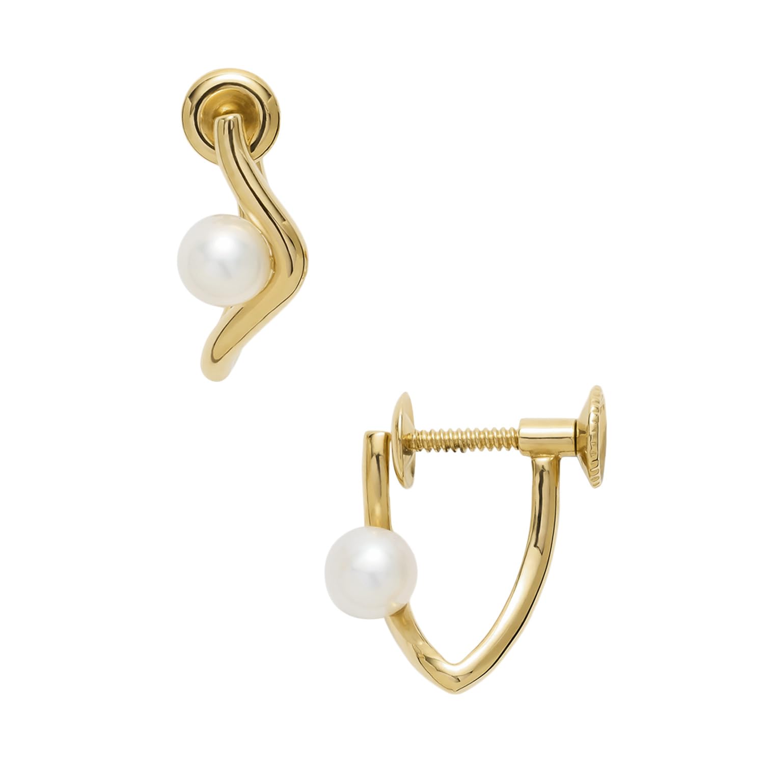 

Gold pearl [NOJESS] earrings/3024411301608999