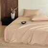 Simple Style Solid Color Washed Cotton Bed Sheet - Pure Cotton, Yarn-Dyed, Single Piece for Dormitory Use