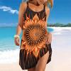 Women's Beach Dress Mini Dress Print Casual Modern Dress Sleeveless Loose Fit Outdoor Daily Summer