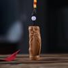 Wooden Animal Cicadas Small Figurine Solid Wood Carving Cicada Pendants Accessories Fun Desktop Ornament Birthday Gift