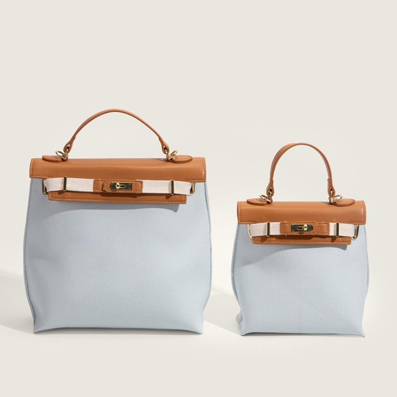 Нова жіноча сумка трендовий полотняний рюкзак універсальний колір matching сумка-тоут повсякденний рюкзак великої місткості для поїздок