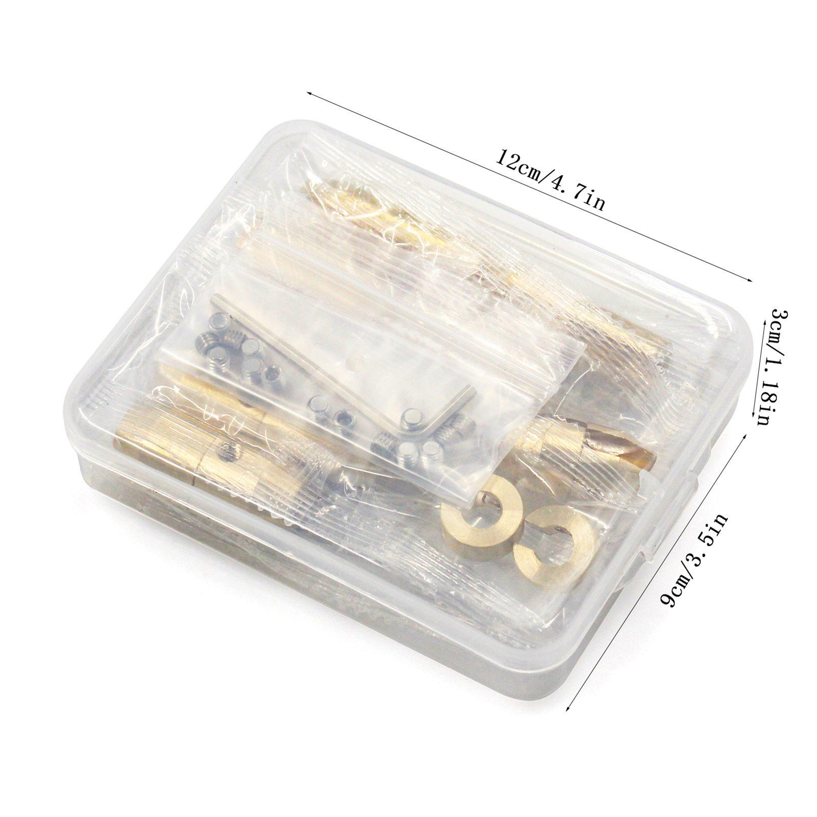 

Motorcycle Reusable Brass Wheel Spoke Balance Weights Refill Kits 12pack 14pcs золотий