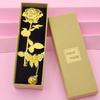 1 Set Classic Style Metal Bookmark Golden Golden Rose Bookmarks Christmas Gift   Lovers