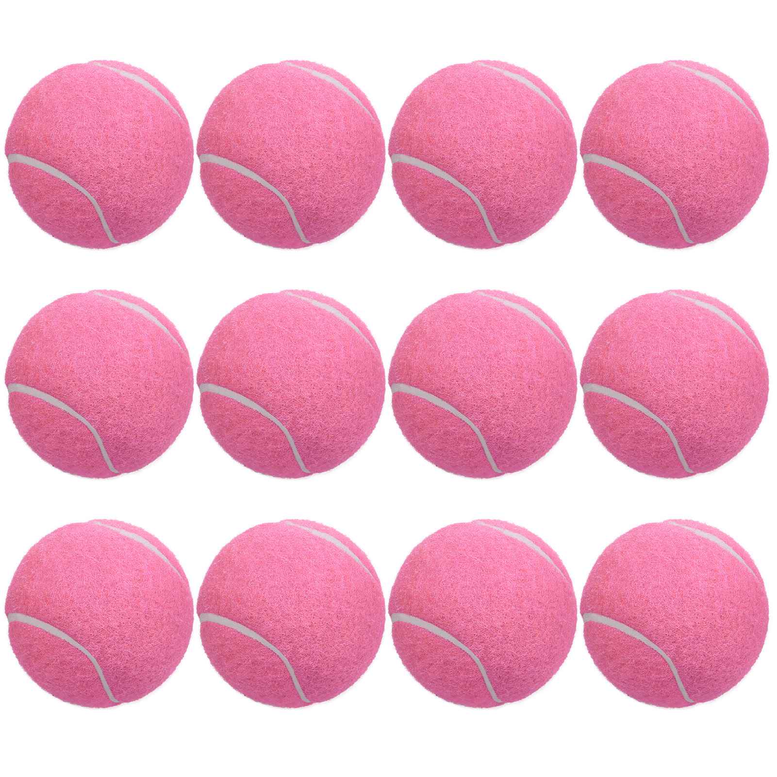 

12 Packs Pressure Matching and Training Tennis Balls Tennis Ball for Hard Court розовый