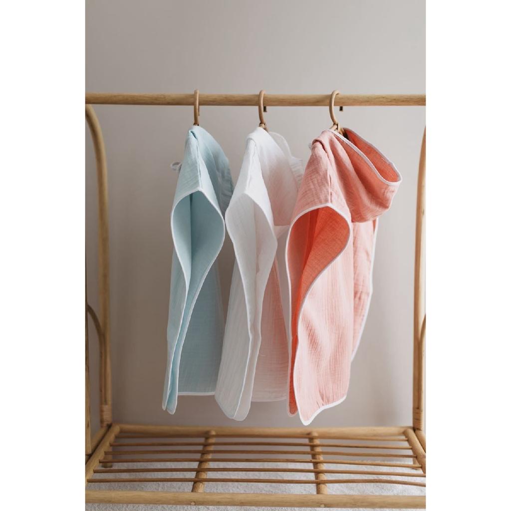 100% Organic Cotton Muslin Poncho - Girls Boys Baby Kids Poncho, Beach Poncho, Bathrobe