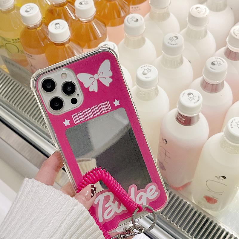 Zhitai iPhone 15 Case with Mirror, Lanyard for Apple 16, 13Pro, Honor 90, Huawei Mate60