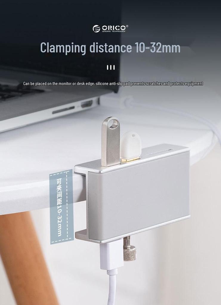 ORICO USB 3.0 Clip-on Notebook Hub Splitter