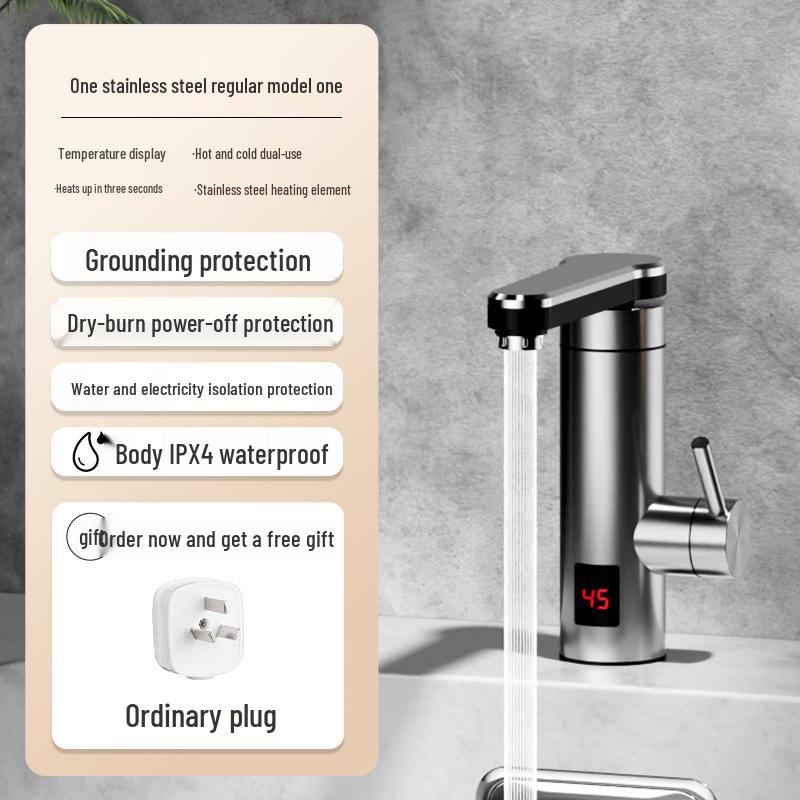 Huijiakang Dual-Use Instant Hot & Cold Electric Kitchen Faucet