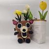New product 99Nights horror Game peripheral doll Elk plush toy keychain pendant