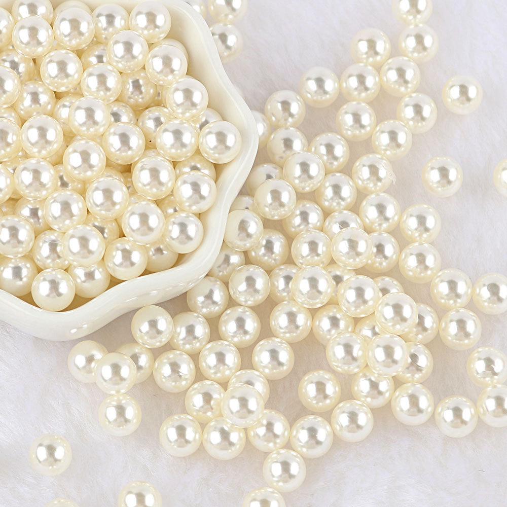 DIY High-Gloss ABS Imitation Pearl Beads for Nail Art & Phone Decor
