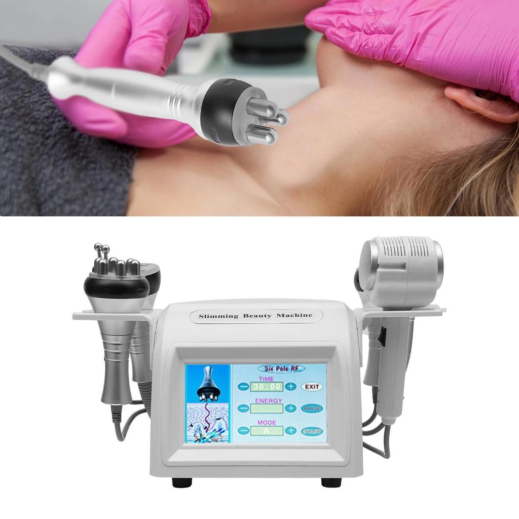 6-in-1 40K Ultrasonic Cavitation Device with Vacuum Lifting - Salon-Grade Body Slimming, Facial Firming & Beauty Machine