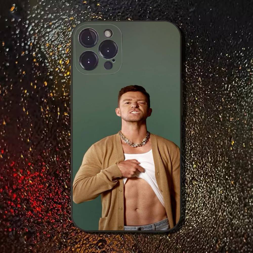 

Singer Justin T-Timberlake Phone Case For iPhone 17,16,15,14,13,12,11 Plus,Pro Max,XS,X,XR,SE,Mini,8,7,Soft Silicone Black Cover iPhone17promax