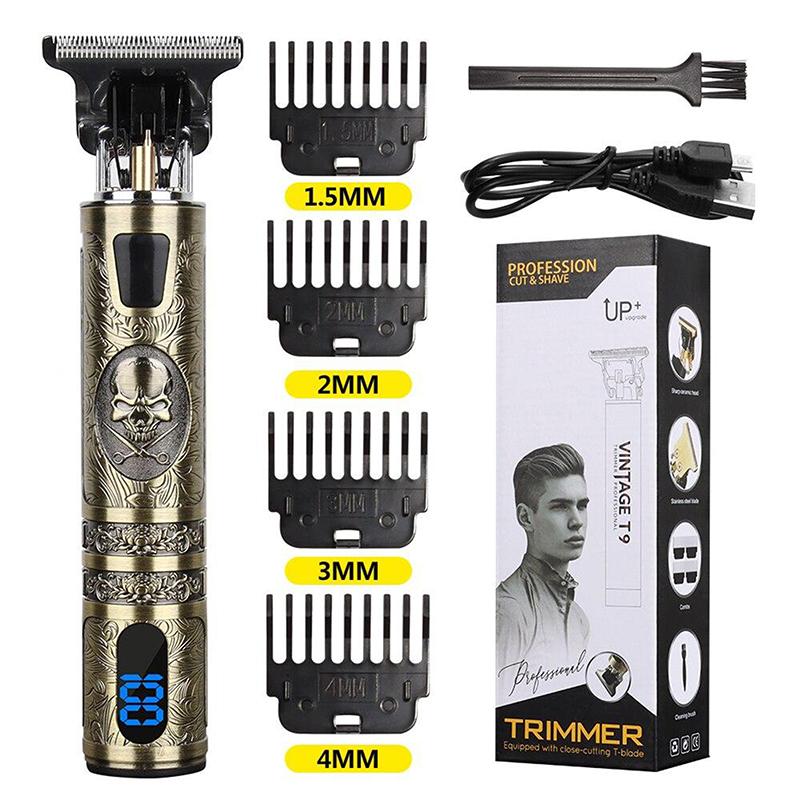 Hair Clipper Beard Shaving Body Hair Trimmer Clippers Electric Hair Cutting Machine Professional Barber LCD Display
