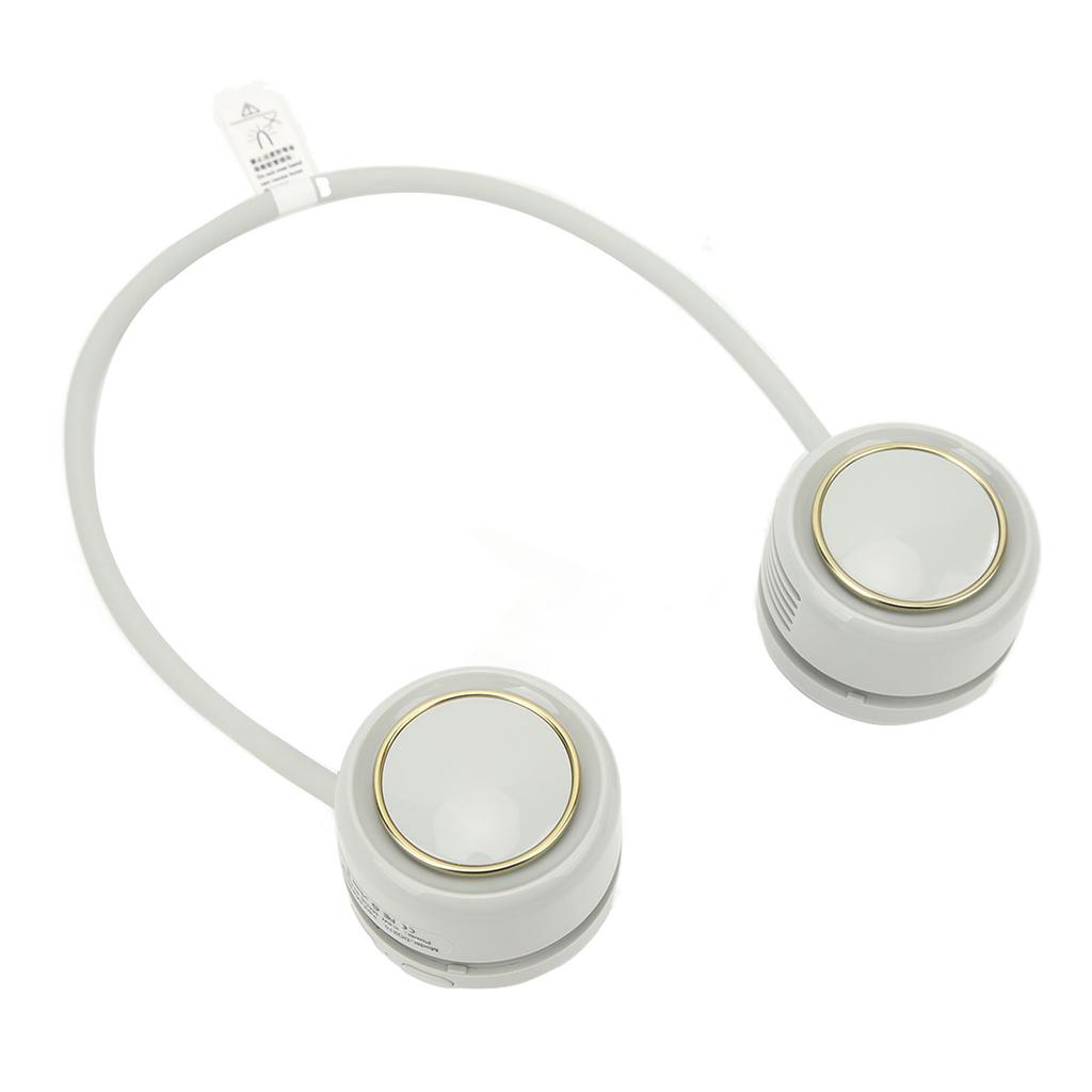 3 Gr Foldable Neck Hanging Fan Silent 3   Bladeless Folding Neck Hanging Fan for School 1600mAh