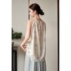 New Chinese Style Floral Halter Camisole Top