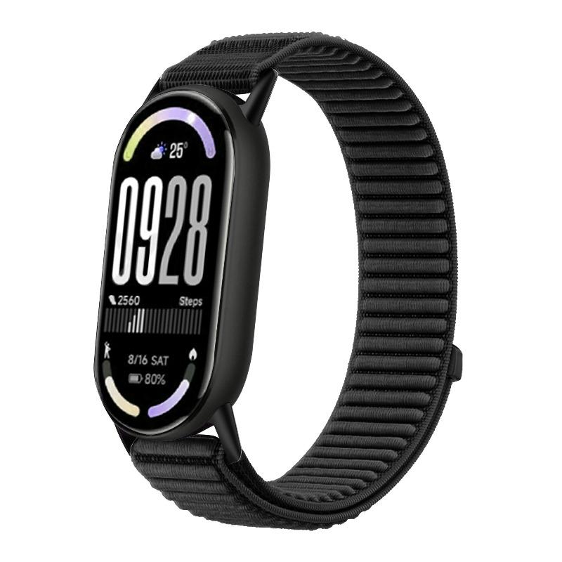 Nylon Braided Strap for Xiaomi Mi Band 10 9 8 Adjustable Replacement Bracelet Breathable Wristband for Mi Band 10 Accessories