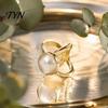 Round Pearl Brooch Metal Scarf Ring, Exquisite Buckle Clip for Women, Decorative Pin Pin, Fashion Scarves Ring Slide Silk And Shawls Lightweight