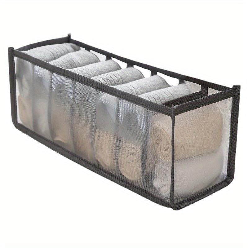 Odorless Multi-Compartment Fabric Underwear Organizer Drawer Divider for Bras Socks