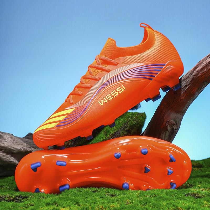 Football Shoes Male Student Lawn Adult Spike Competition Training Shoes Sneakers