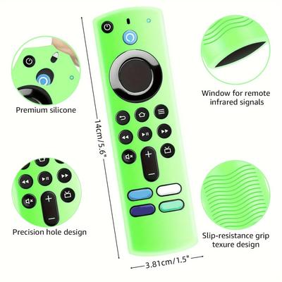 Silicone Luminous Remote Control Cover for Alexa Voice Remote (3rd Gen) L5B83G 2025 Release, Fire TV Stick 4K 2nd Gen  (2025)