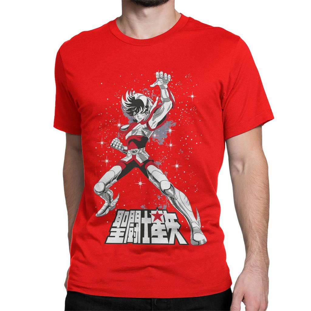 Rycerze Zodiaku Japońska Anime Męska Damska Koszulka Saints Seiya Kreatywne Koszulki Krótki Rękaw Bawełniana Oryginalna Odzież