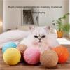 Large Size Sound Making Cat Sisal Ball Toy Durable Bite Resistant Grinding Claw Interactive Kitten Chew Toy Boredom Relief Tease