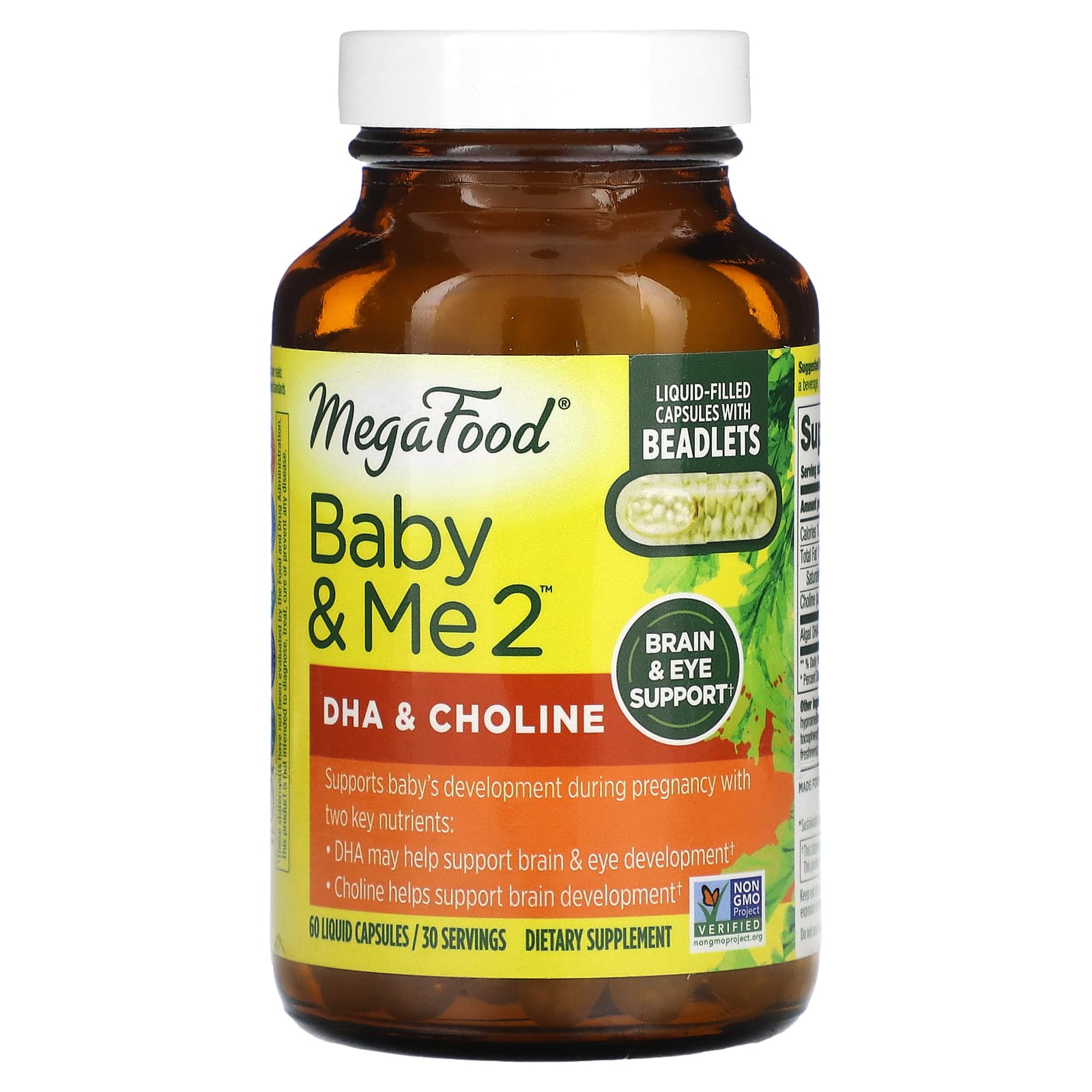 

Baby & Me 2, Dha & Choline, 60 Liquid Capsules